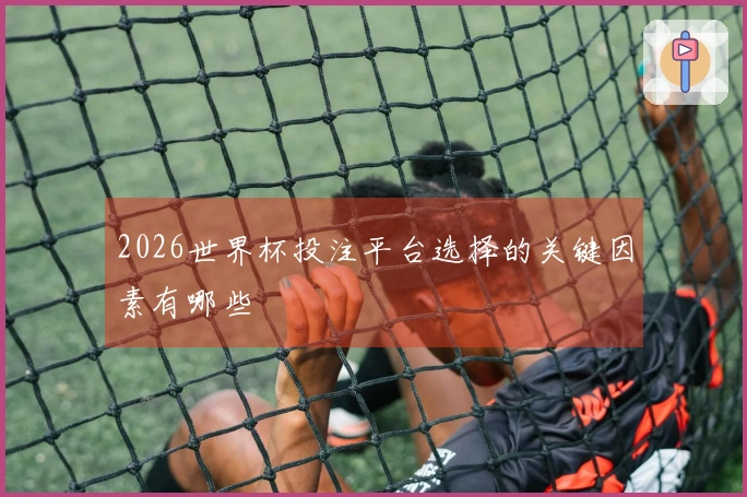 2026世界杯投注平台选择的关键因素有哪些